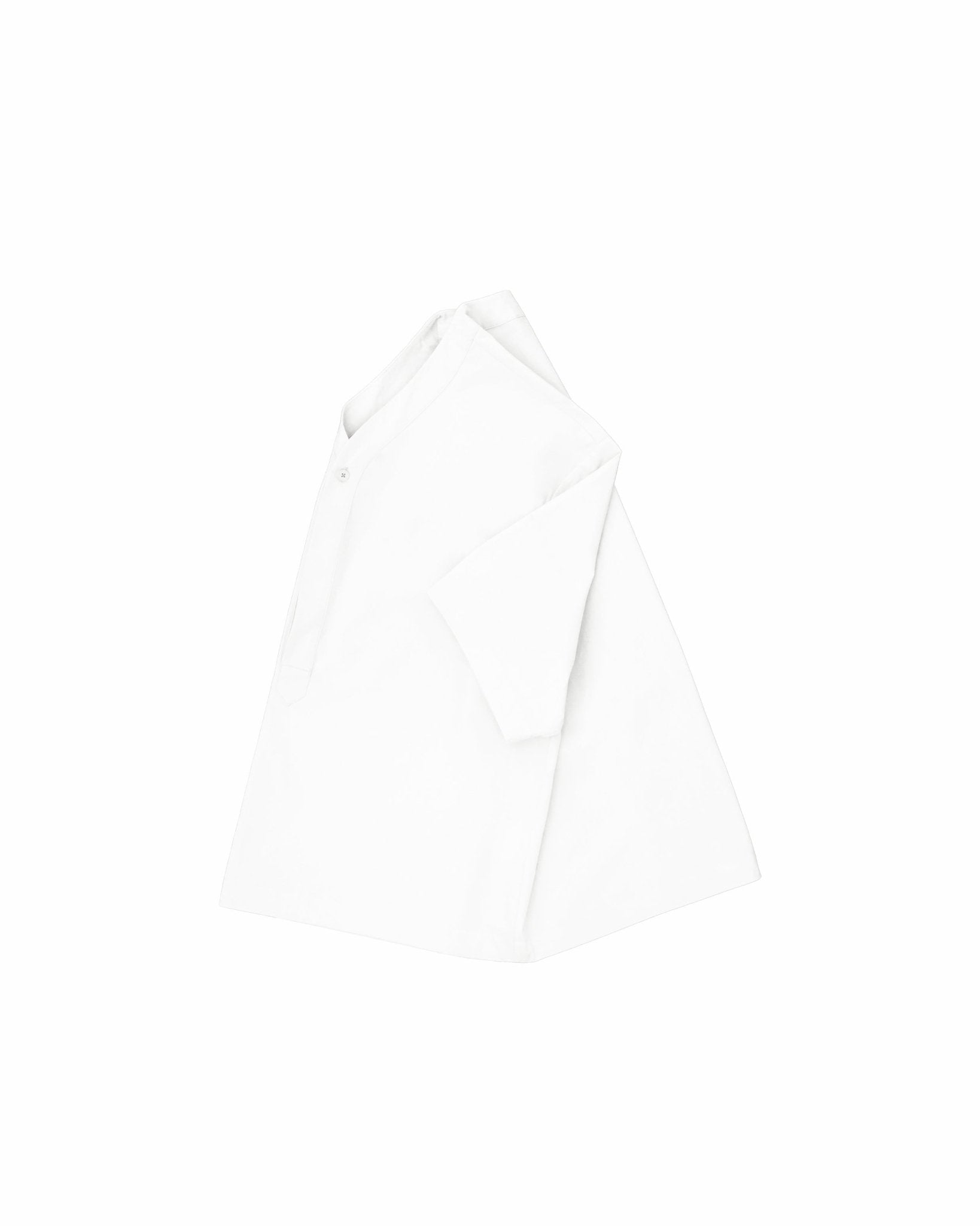 V Neck Shirt - White (24T03) - G R A Y E