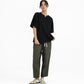 V Placket Tee 2.0 - Black - G R A Y E