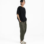V Placket Tee 2.0 - Black - G R A Y E
