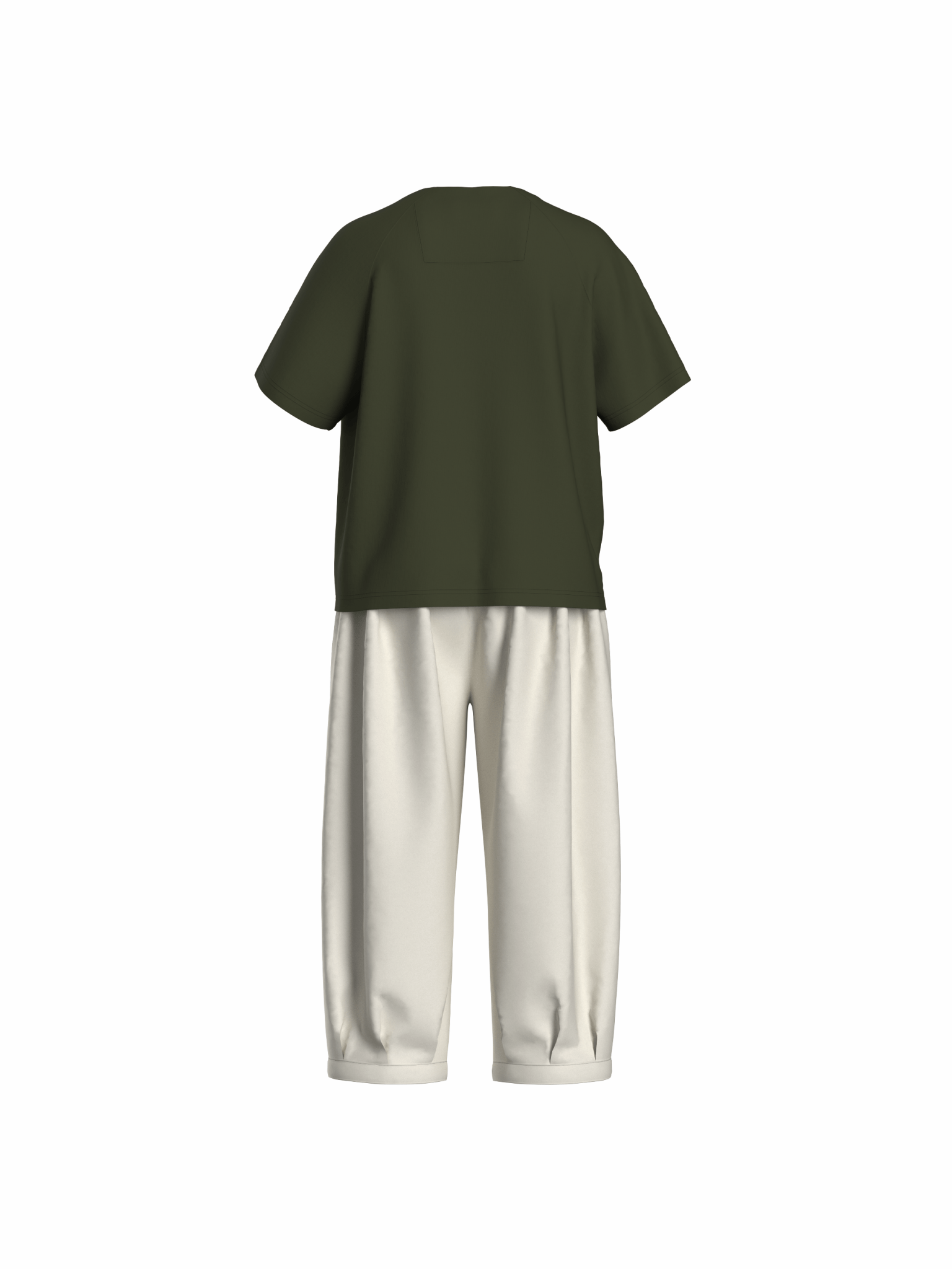 V Placket Tee 2.0 - Olive - G R A Y E