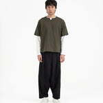 V Placket Tee 2.0 - Olive - G R A Y E