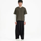 V Placket Tee 2.0 - Olive - G R A Y E