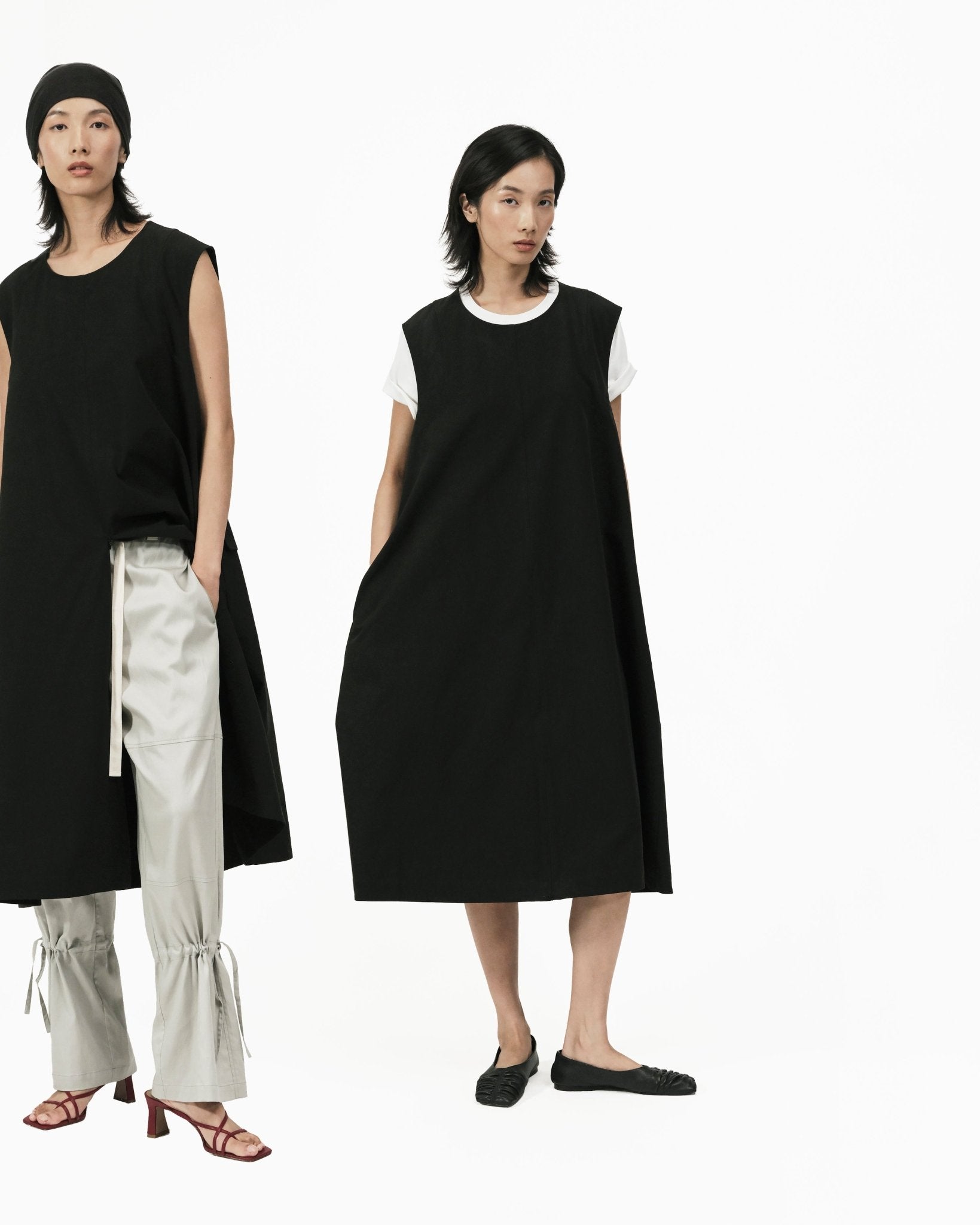 Vessel Cocoon Dress - G R A Y E