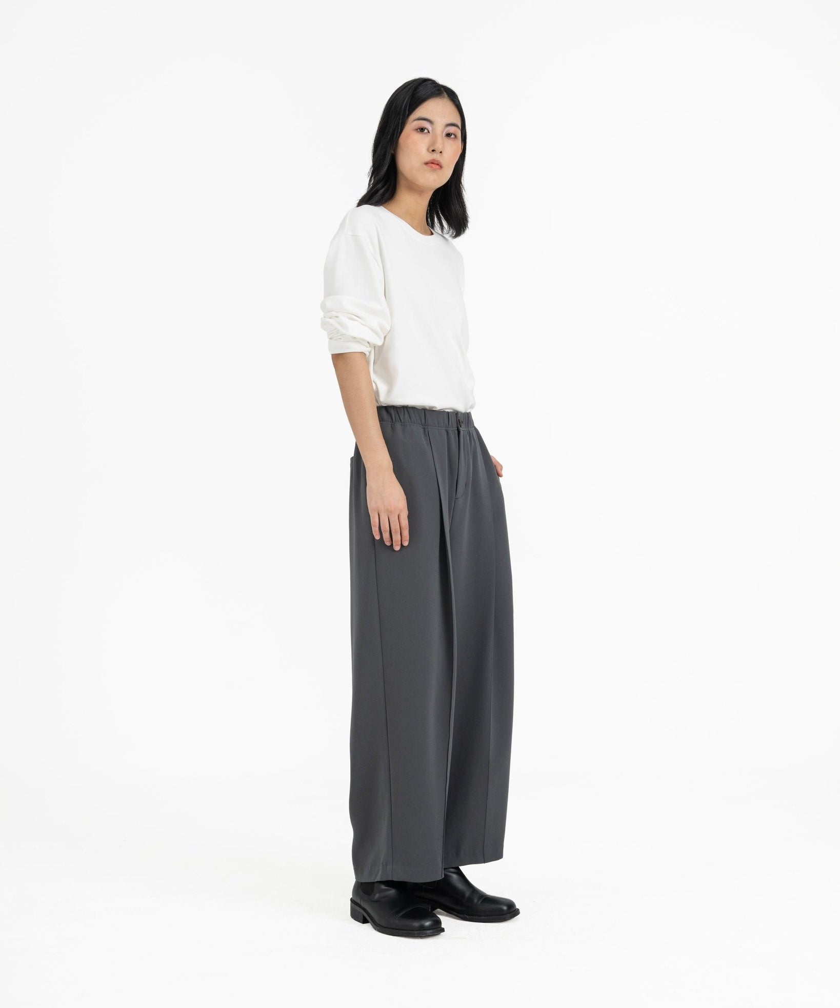 Wayfarer Tailored Pants - Fog Gray - G R A Y E