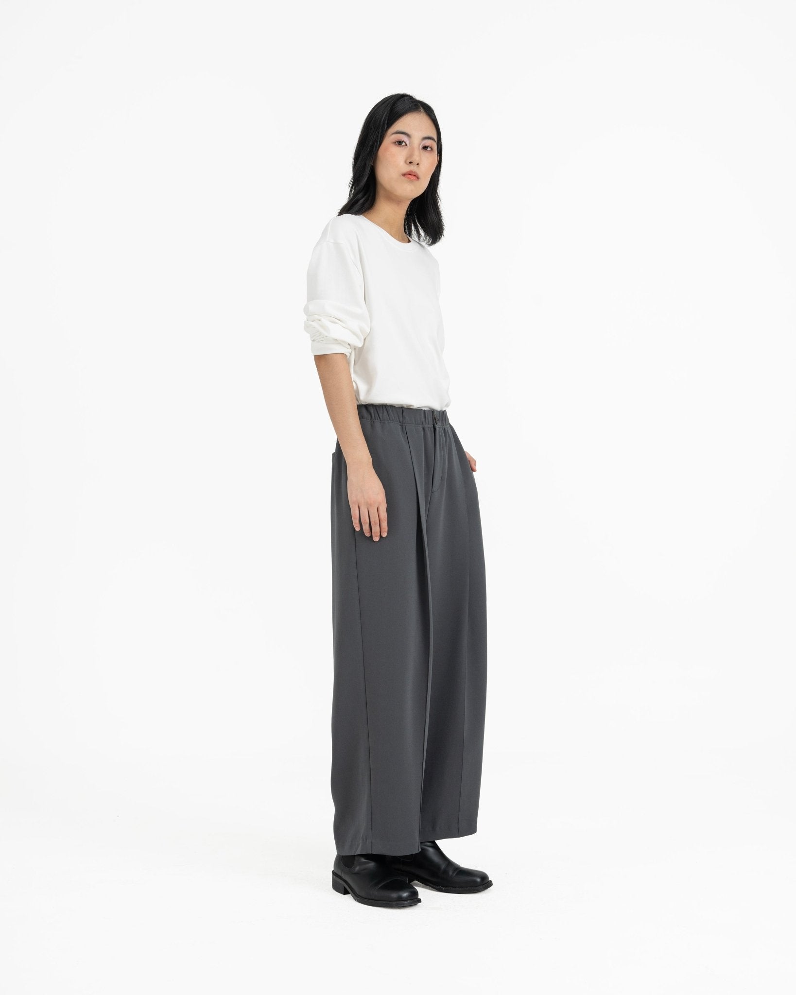 Wayfarer Tailored Pants - Fog Gray - G R A Y E