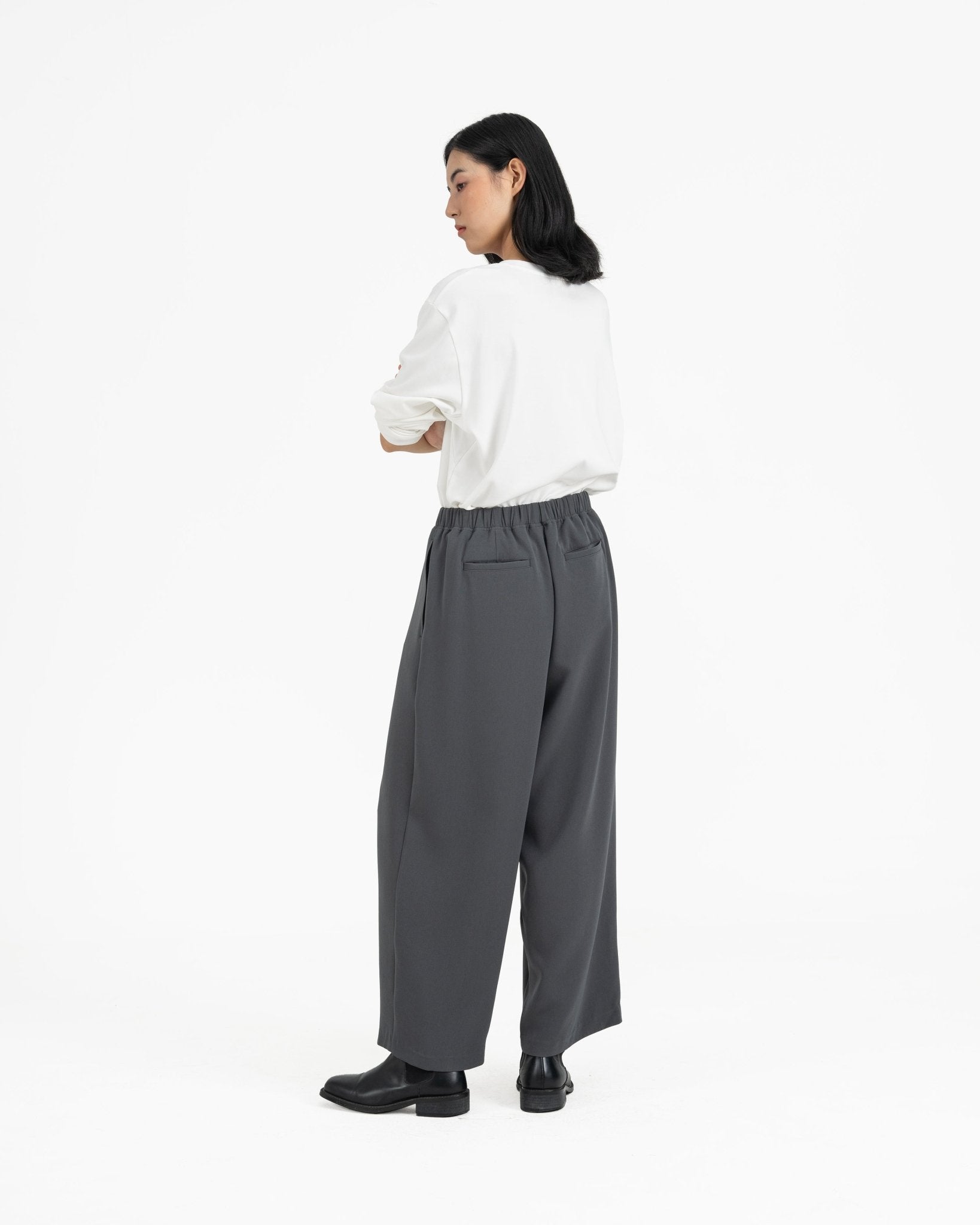Wayfarer Tailored Pants - Fog Gray - G R A Y E