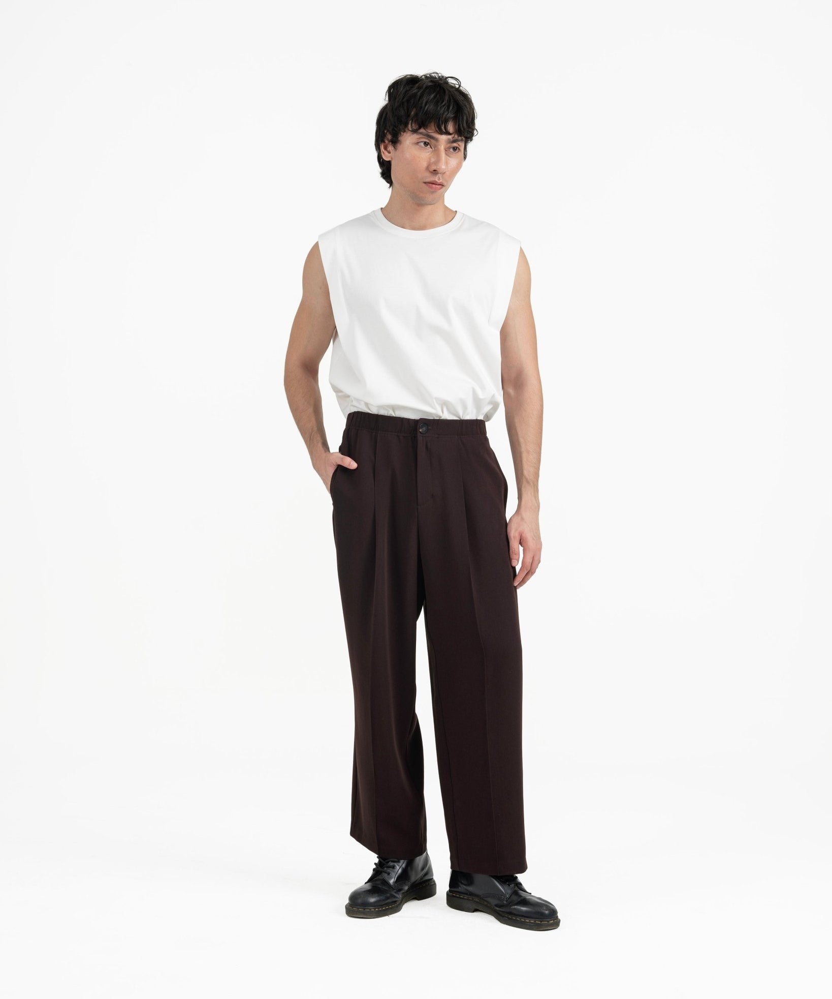 Wayfarer Tailored Pants - Sienna Plum - G R A Y E