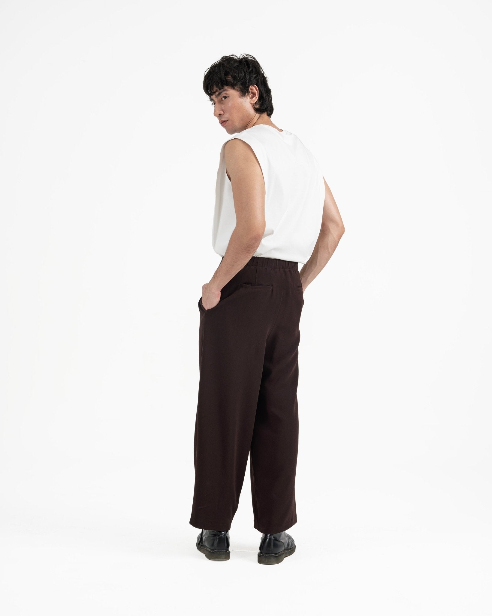 Wayfarer Tailored Pants - Sienna Plum - G R A Y E