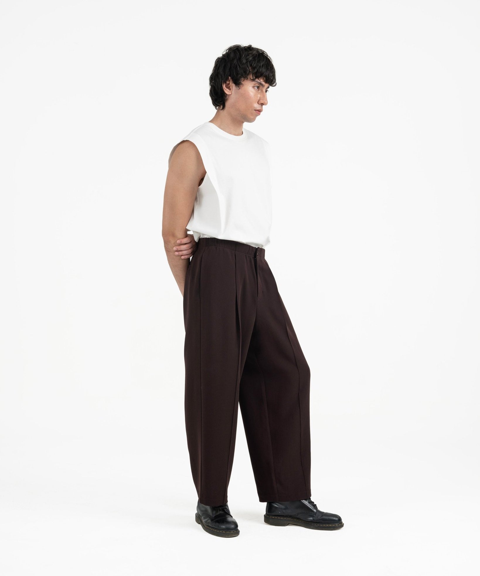Wayfarer Tailored Pants - Sienna Plum - G R A Y E