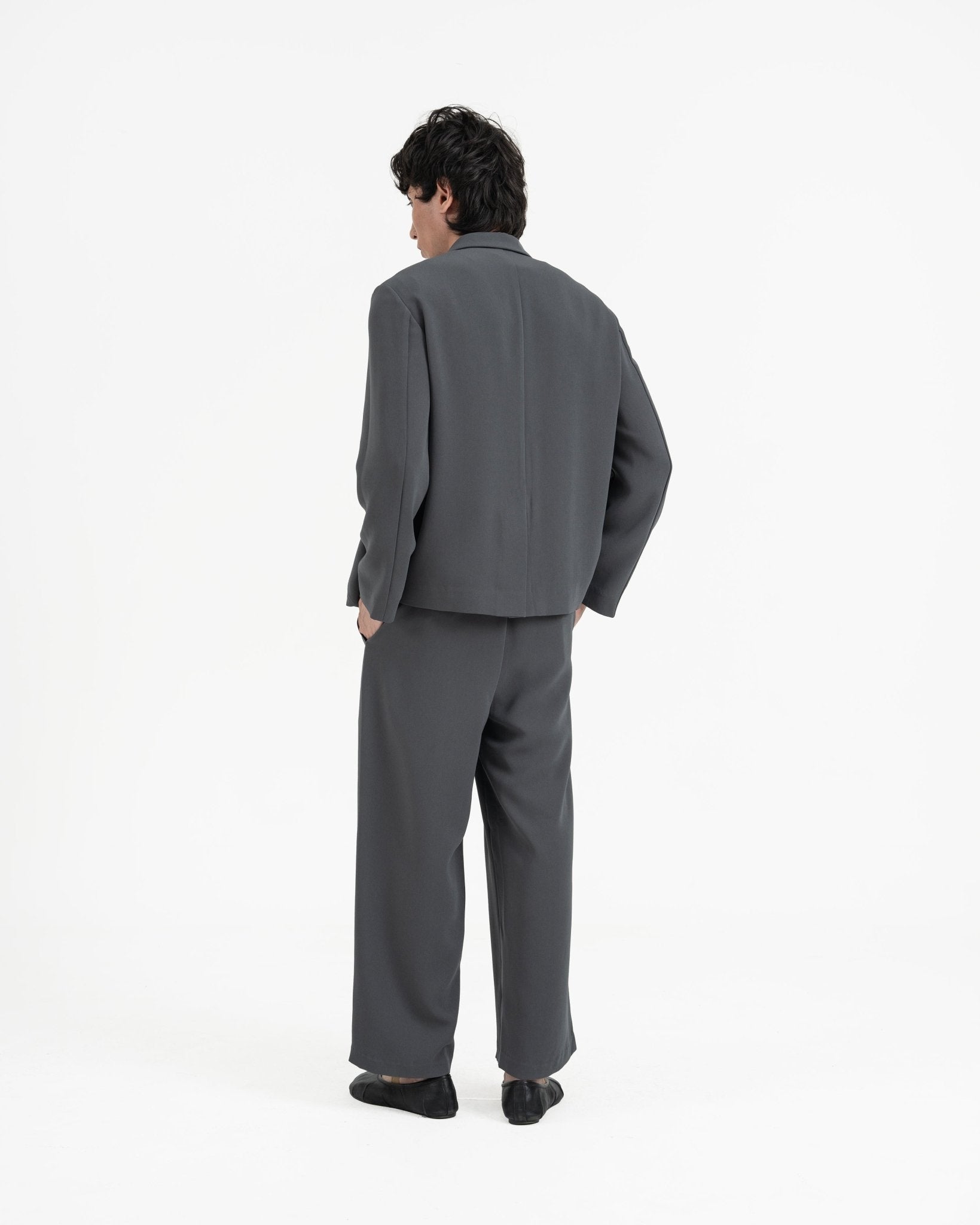 Wayfarer Travel Blazer - Fog Gray - G R A Y E