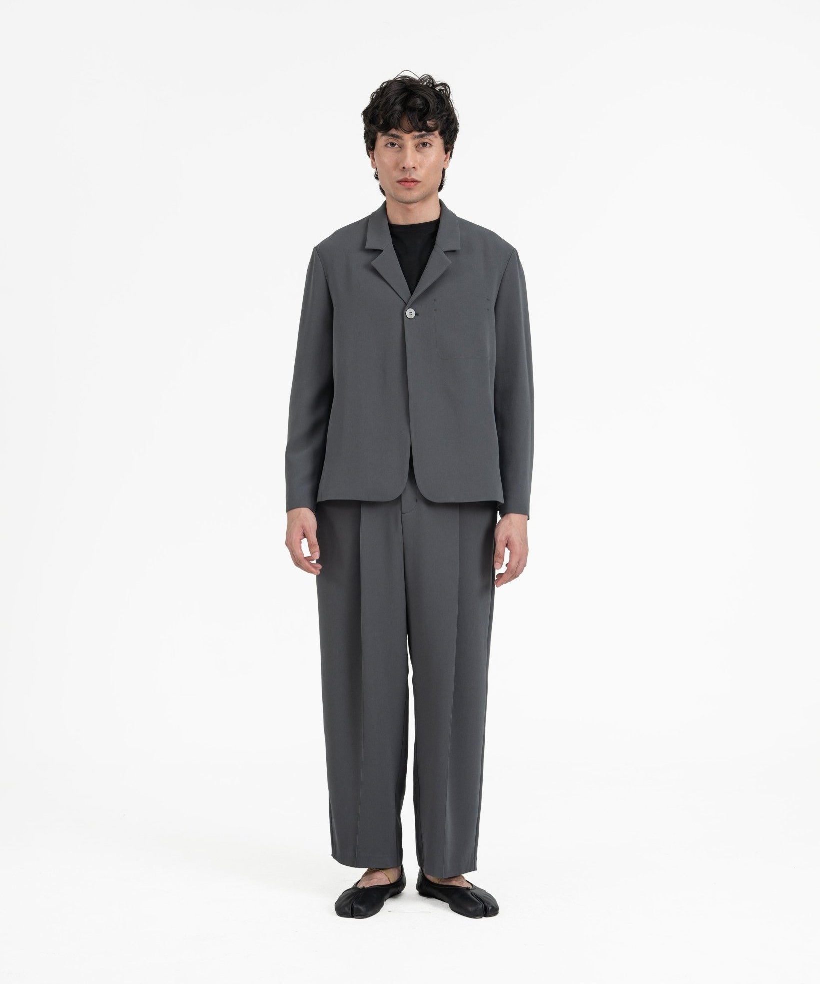 Wayfarer Travel Blazer - Fog Gray - G R A Y E