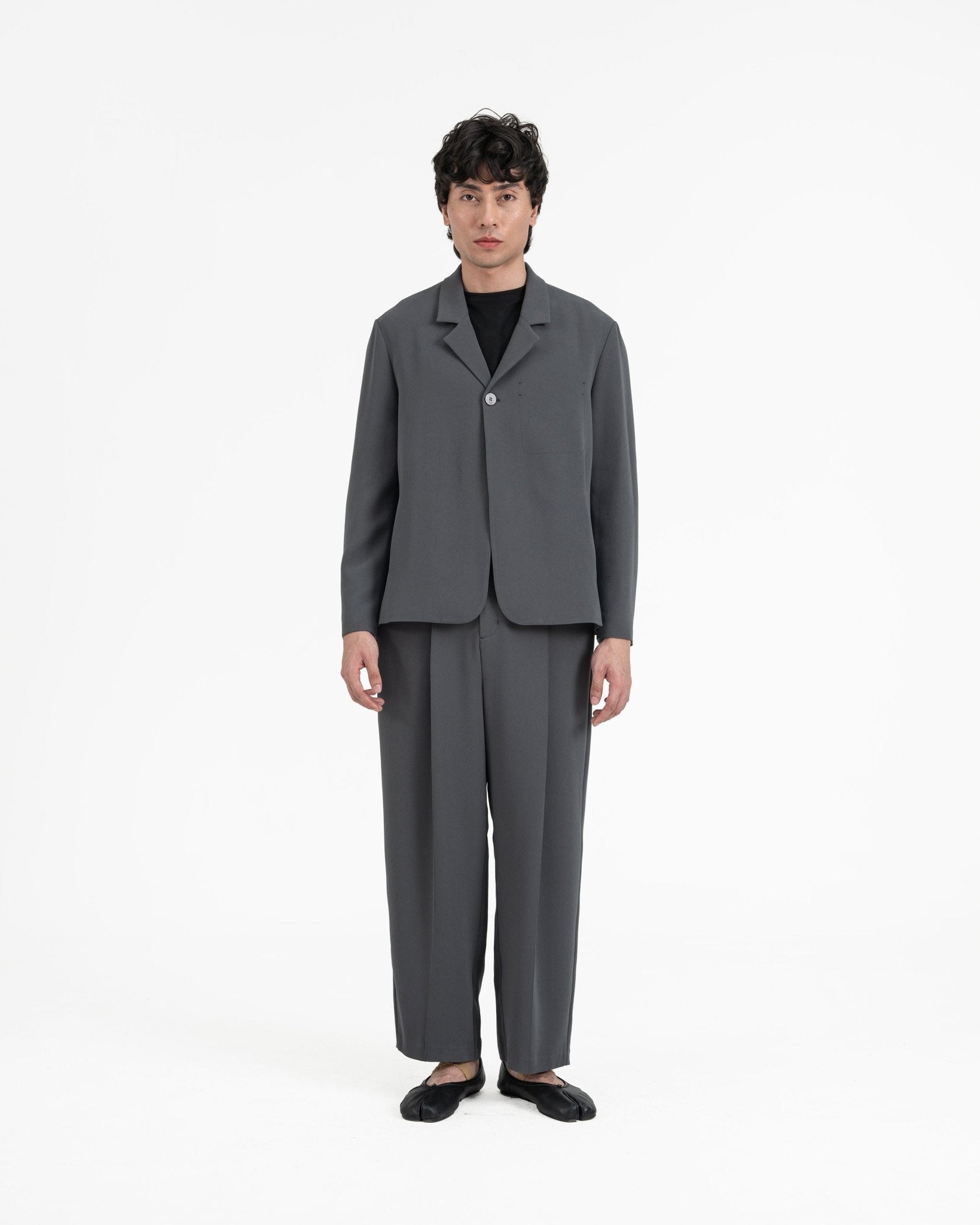 Wayfarer Travel Blazer - Fog Gray - G R A Y E