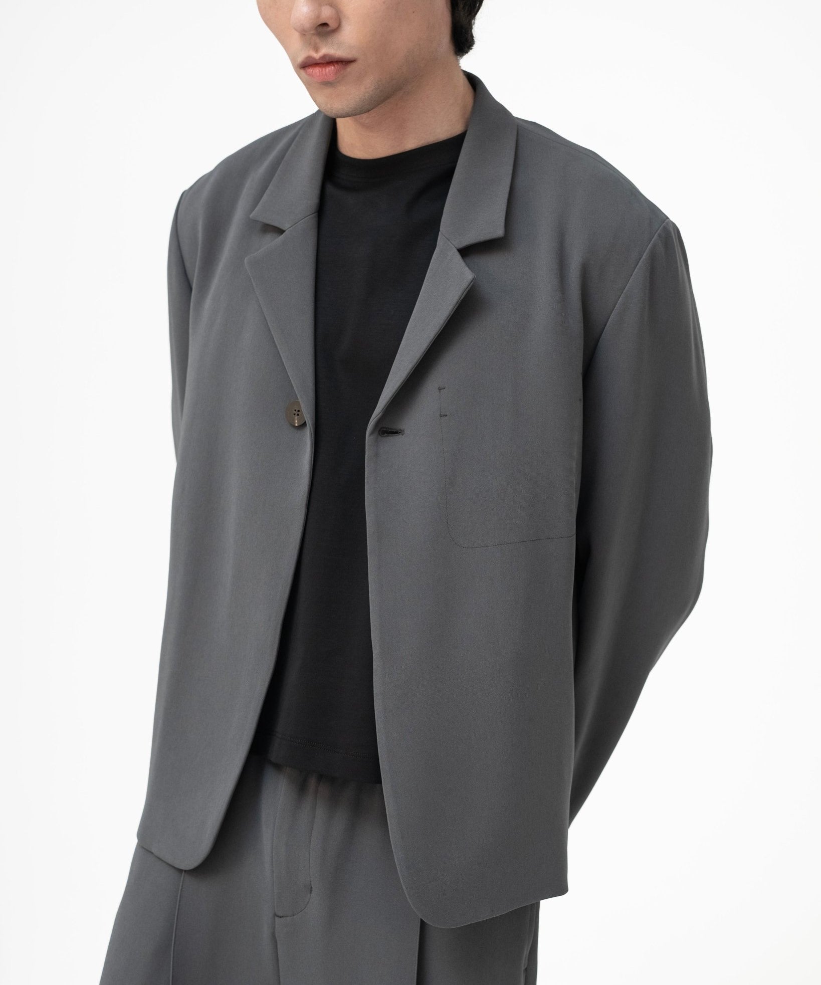 Wayfarer Travel Blazer - Fog Gray - G R A Y E