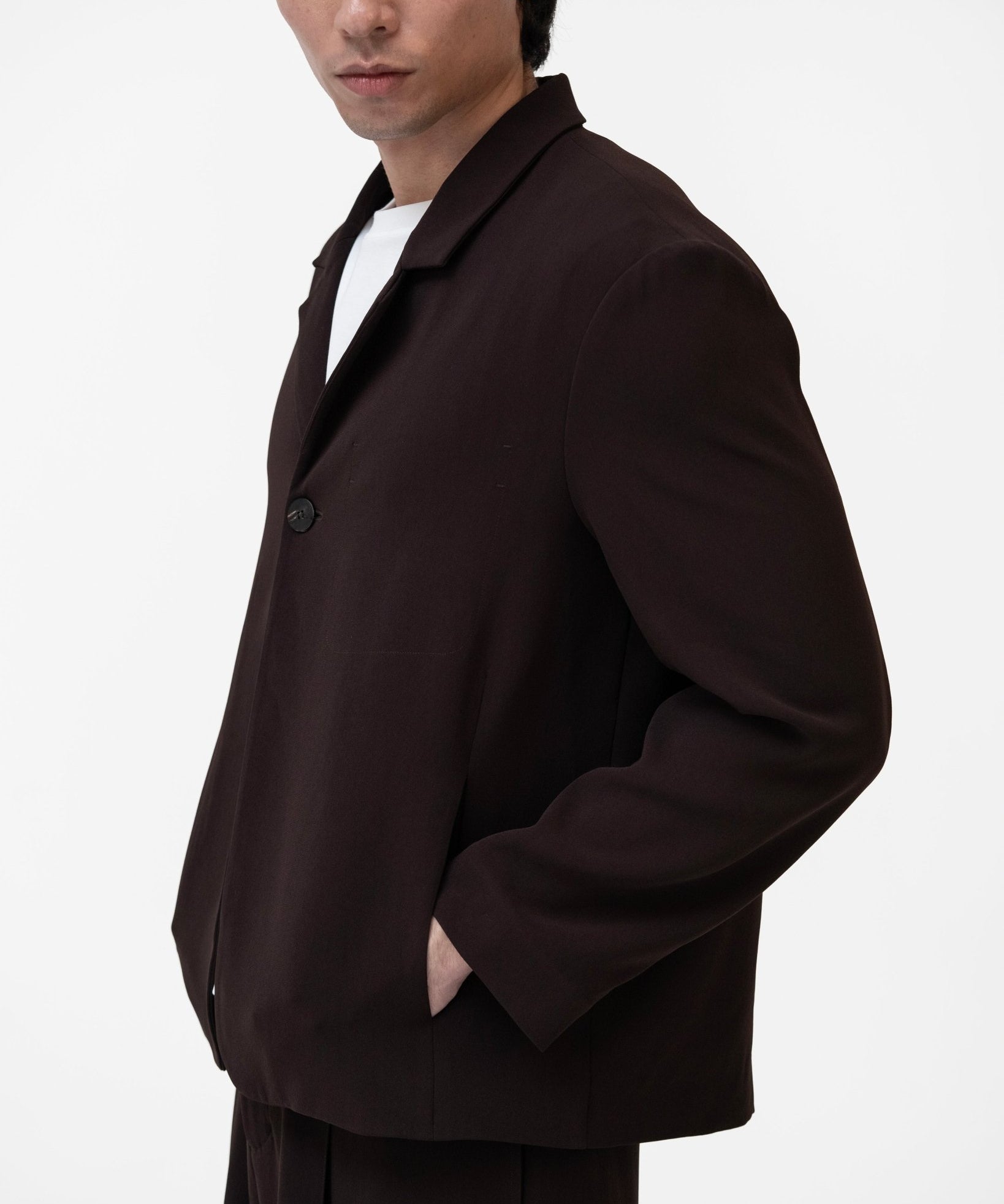 Wayfarer Travel Blazer - Sienna Plum - G R A Y E