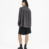 Willow Button Shirt - Hale Navy - G R A Y E