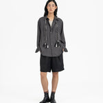 Willow Button Shirt - Hale Navy - G R A Y E