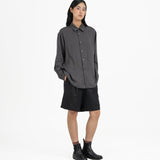 Willow Button Shirt - Hale Navy - G R A Y E