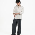Willow Button Shirt - Pearl Gray - G R A Y E