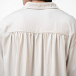 Willow Button Shirt - Pearl Gray - G R A Y E
