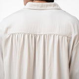 Willow Button Shirt - Pearl Gray - G R A Y E