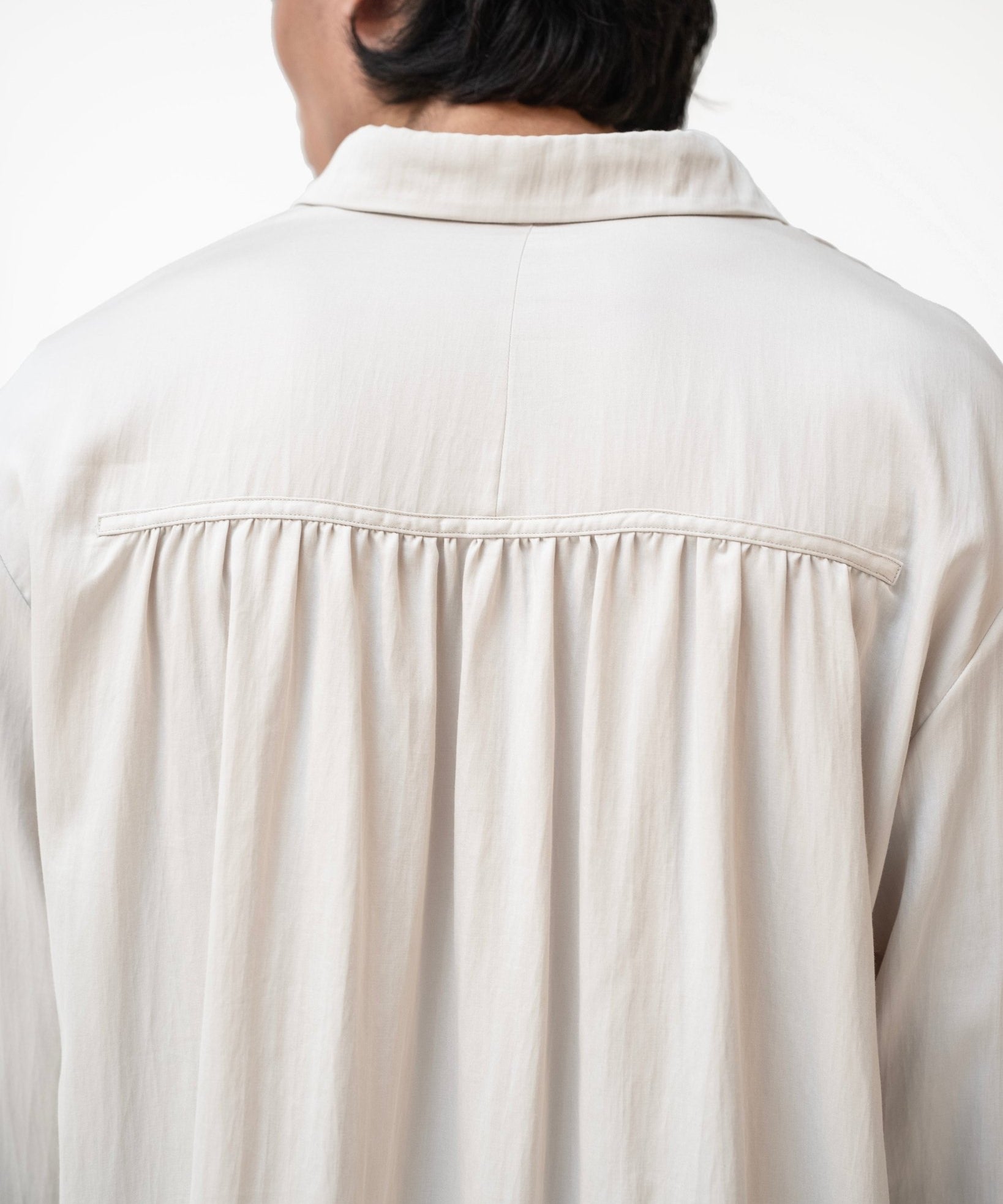 Willow Button Shirt - Pearl Gray - G R A Y E