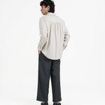 Willow Button Shirt - Pearl Gray - G R A Y E