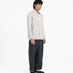 Willow Button Shirt - Pearl Gray - G R A Y E