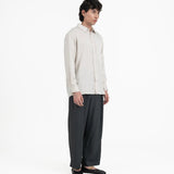 Willow Button Shirt - Pearl Gray - G R A Y E