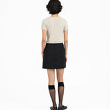 Wool Mini Skirt - G R A Y E