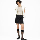 Wool Mini Skirt - G R A Y E