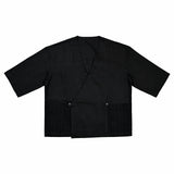 Wrapped Button Kimono - G R A Y E