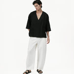 Wrapped Button Kimono - G R A Y E