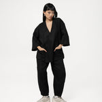 Wrapped Button Kimono - G R A Y E