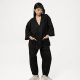 Wrapped Button Kimono - G R A Y E