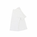 Cupro Tee - Melange White - G R A Y E