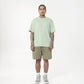Cupro Tee - Pistachio Green - G R A Y E