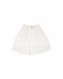 Drawstring Balloon Cargo Shorts - Natural - G R A Y E