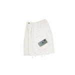 Drawstring Balloon Cargo Shorts - Natural - G R A Y E