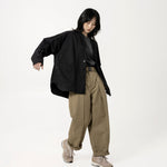 High Collar Shān - Black - G R A Y E