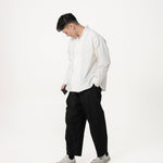 High Collar Shān - White - G R A Y E