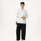 High Collar Shān - White - G R A Y E