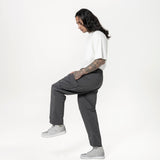 Inverse Cargo Trousers - Graphite - G R A Y E