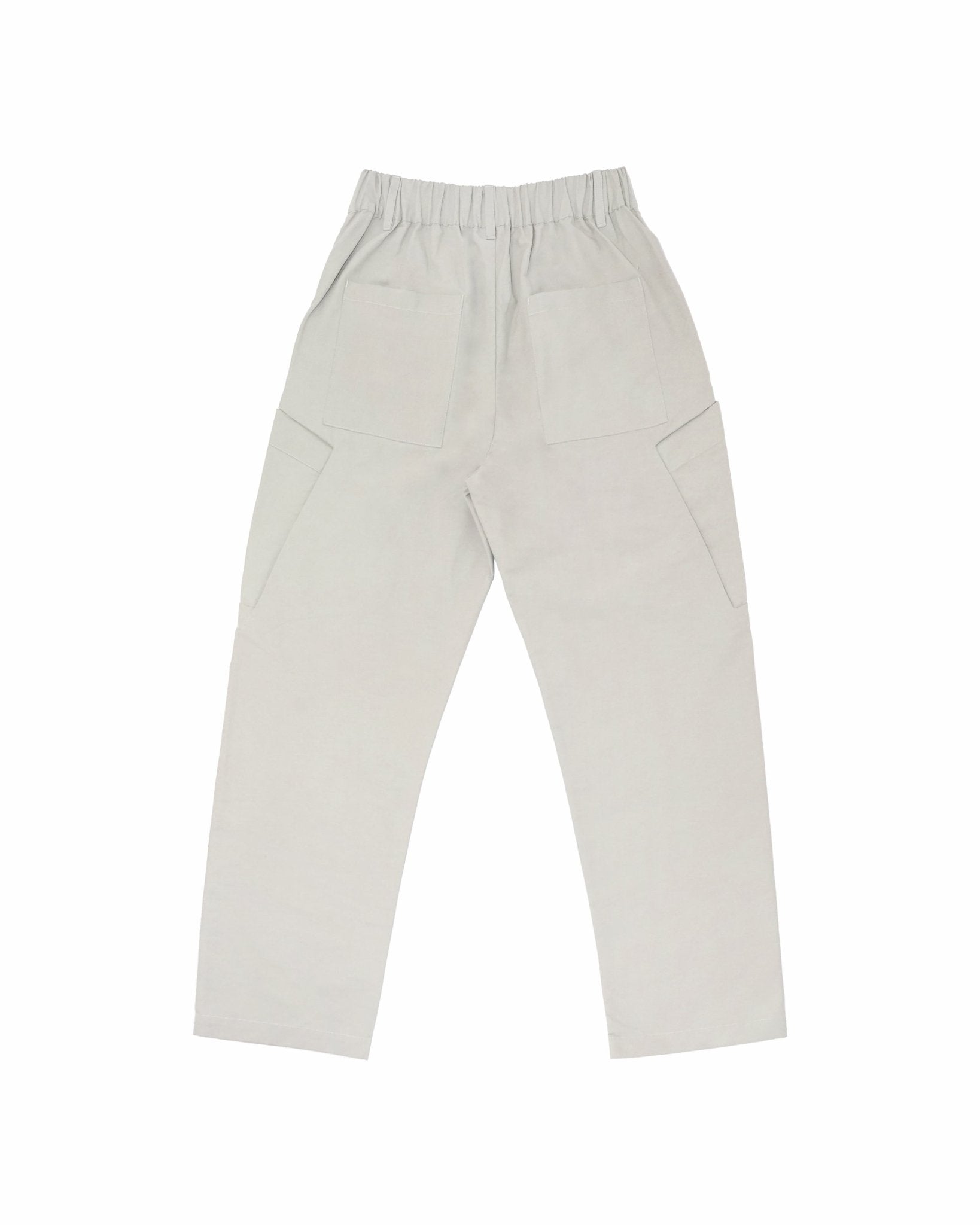 Inverse Cargo Trousers - Steel - G R A Y E