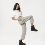 Inverse Cargo Trousers - Steel - G R A Y E