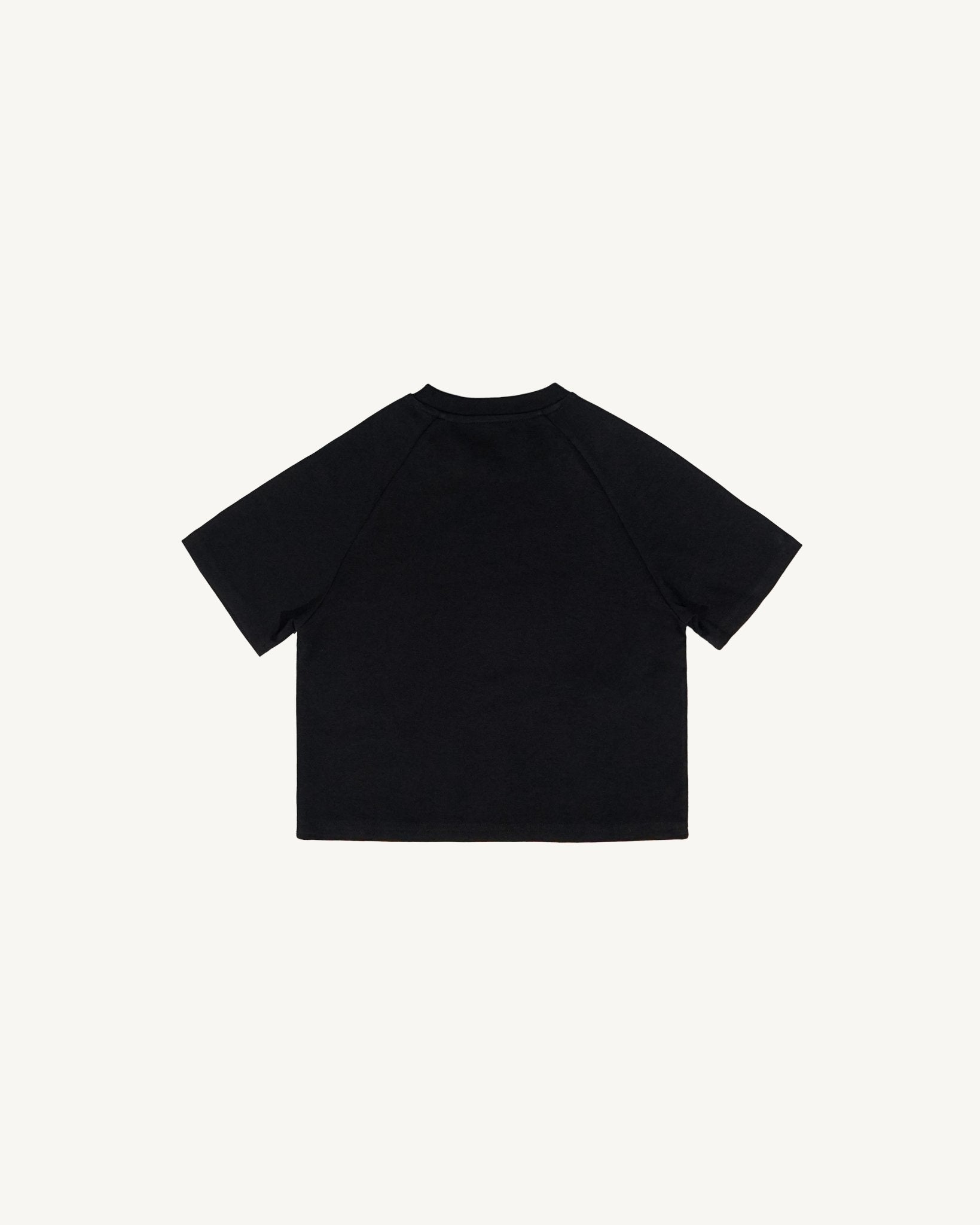 Kid's Cupro Tee - Black - G R A Y E