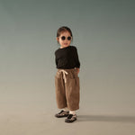 Kid's Cupro Tee - Black - G R A Y E
