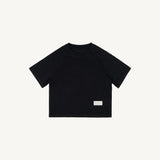 Kid's Cupro Tee - Black - G R A Y E