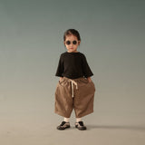 Kid's Cupro Tee - Black - G R A Y E