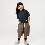 Kid's Cupro Tee - Gun Metal Grey - G R A Y E
