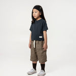 Kid's Cupro Tee - Gun Metal Grey - G R A Y E